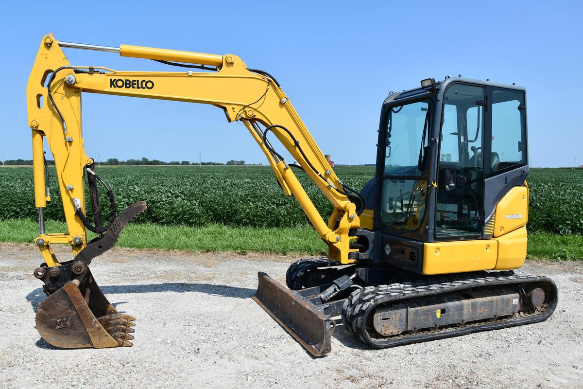 Kobelco SK55SRX mini excavator