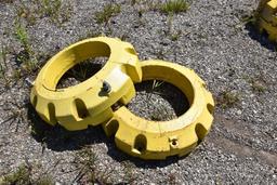 (2) John Deere 450 lb wheel weights