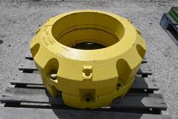 (2) John Deere 450 lb wheel weights