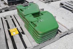 (10) John Deere suitcase weights