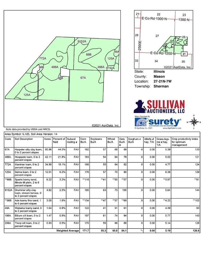 Tract 1 - 206.56 Surveyed Acres+/-