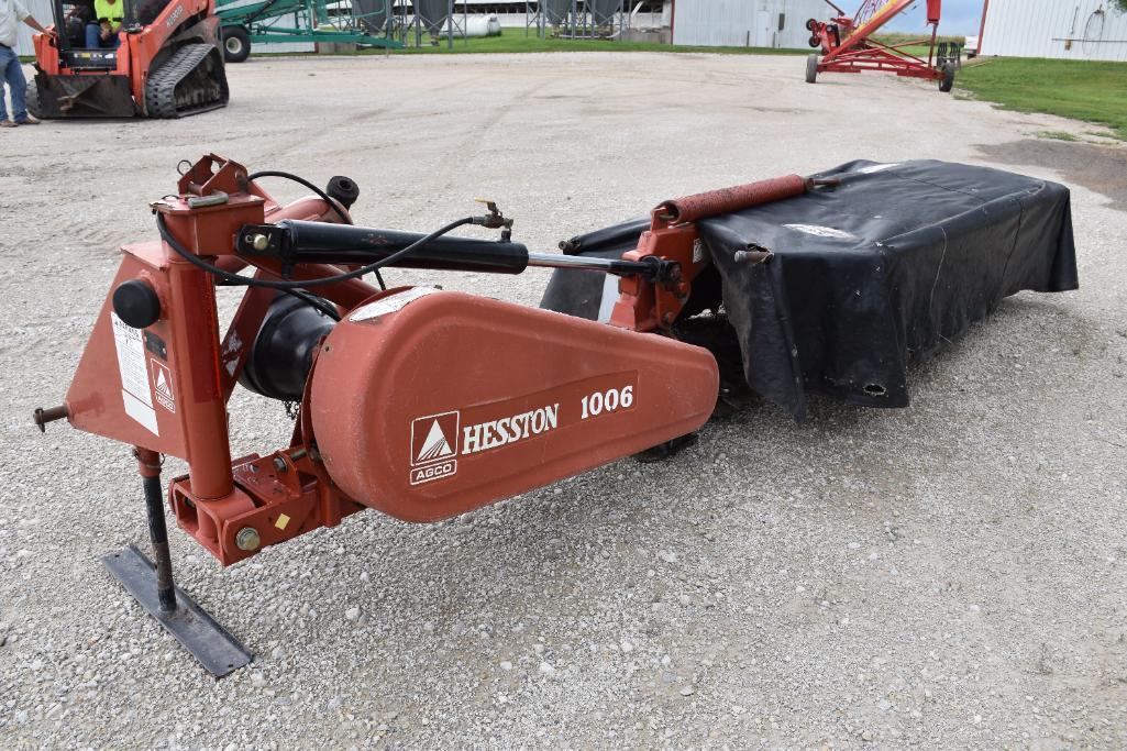 Agco/Hesston 1006 8' 3-pt. disc mower