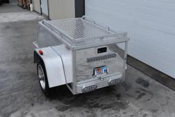 2009 Aluma Ltd. MC TXL aluminum enclosed motorcycle trailer