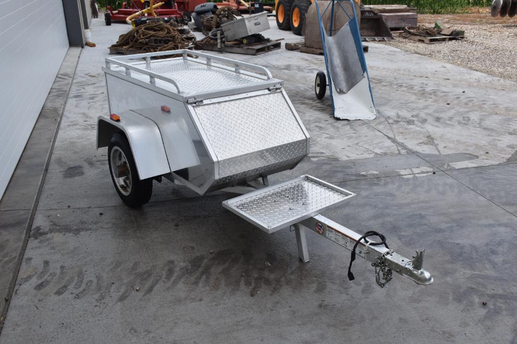 2009 Aluma Ltd. MC TXL aluminum enclosed motorcycle trailer