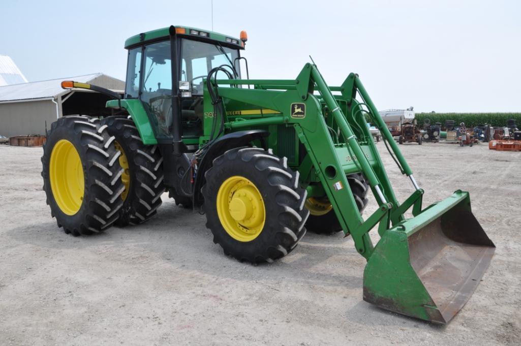 2002 John Deere 7810 MFWD tractor w/loader