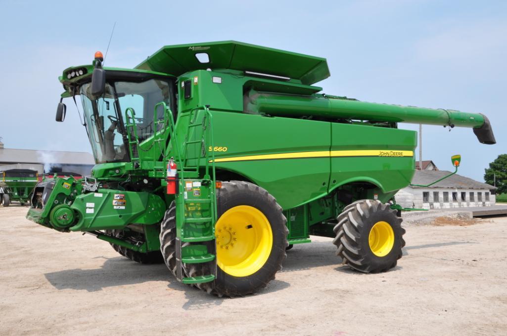 2014 John Deere S660 2wd combine