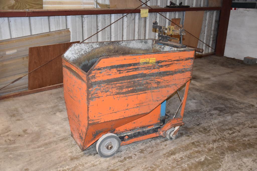 Grain Belt 1000 lb. portable weigh cart