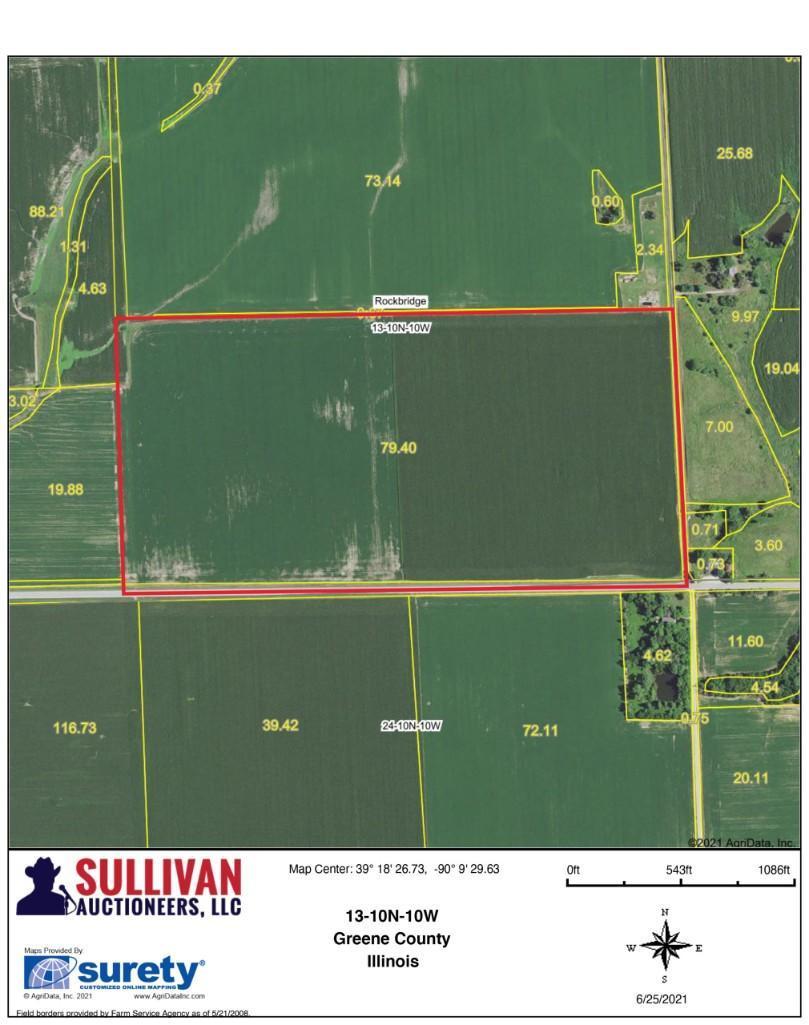 Tract 1 - 76.9 Surveyed Acres+/-