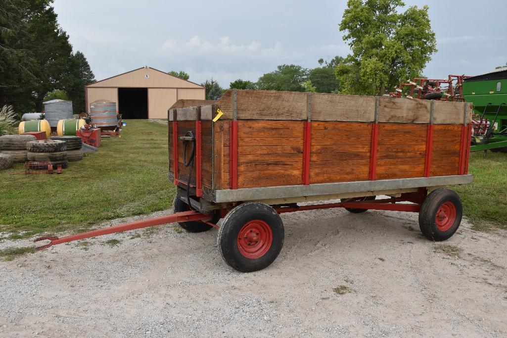 Montgomery Wards 6' x 12' low load barge wagon w/ Wards running gear