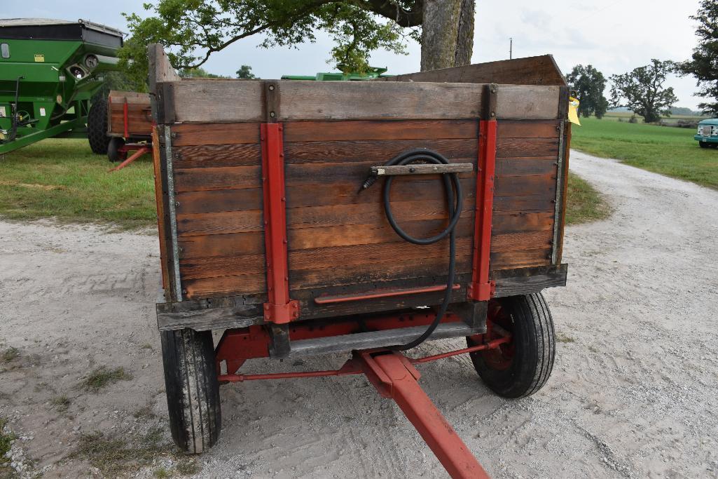 Montgomery Wards 6' x 12' low load barge wagon w/ Wards running gear