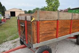 Montgomery Wards 6' x 12' low load barge wagon w/ Wards running gear