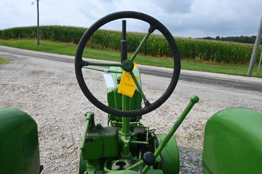 1942 John Deere H tractor