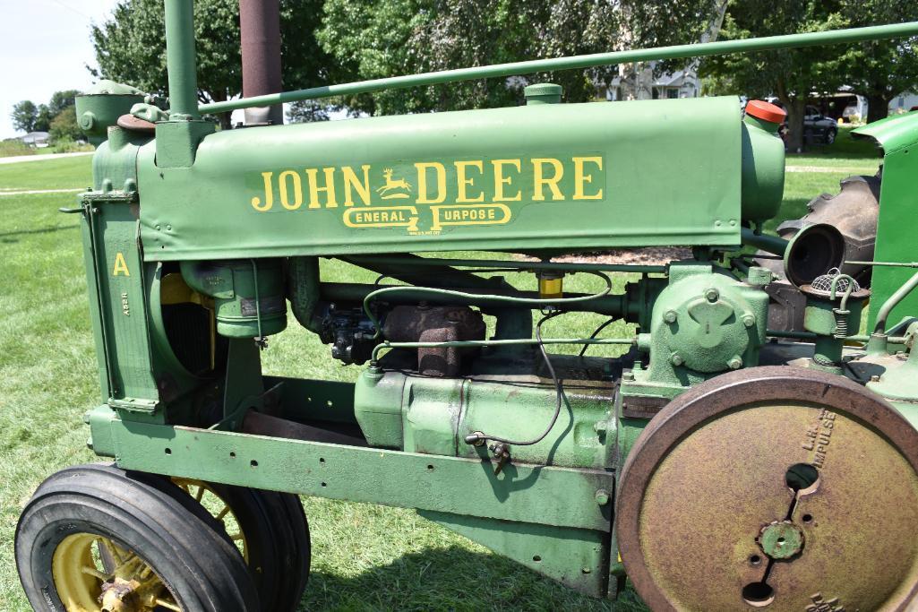 John Deere GP Model A tractor