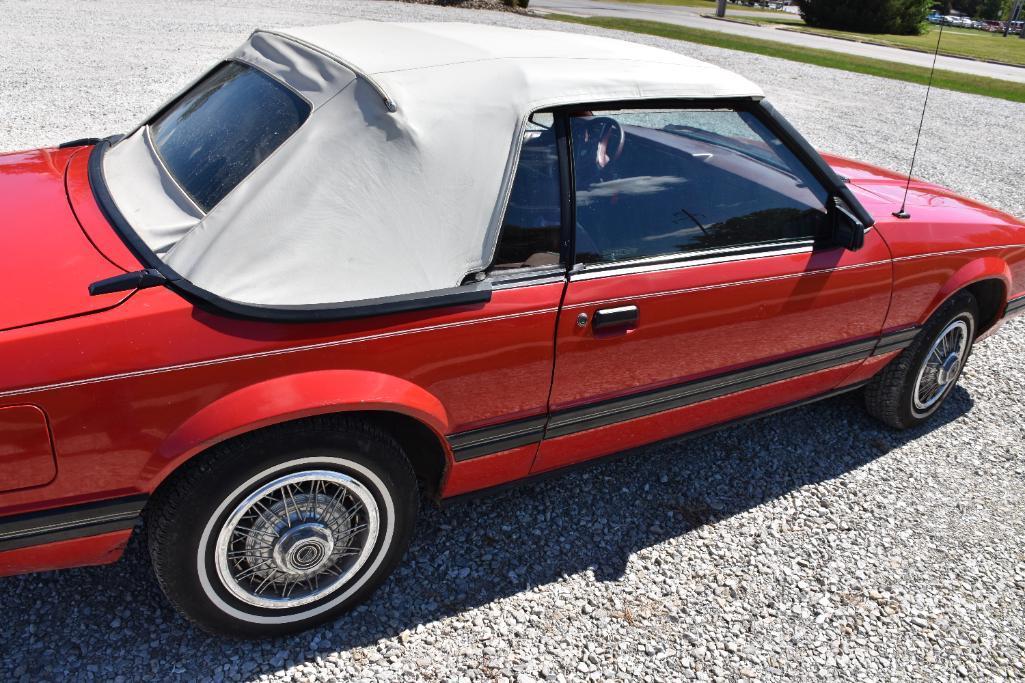 1983 Ford Mustang GLX convertible