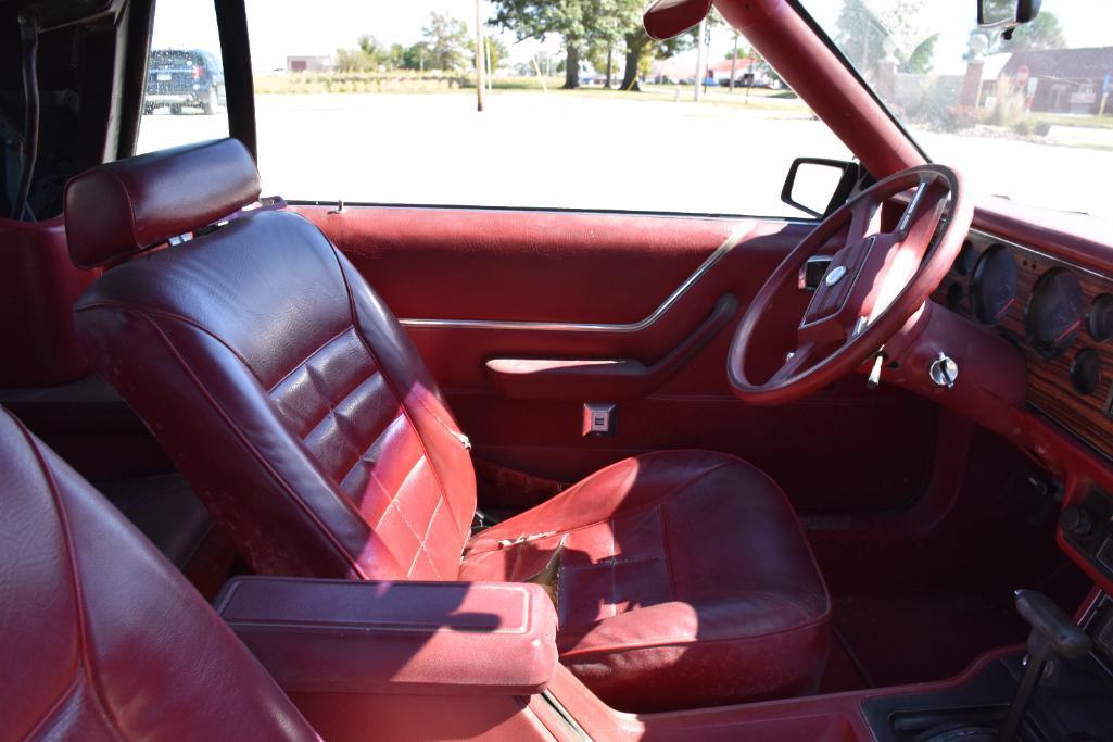 1983 Ford Mustang GLX convertible