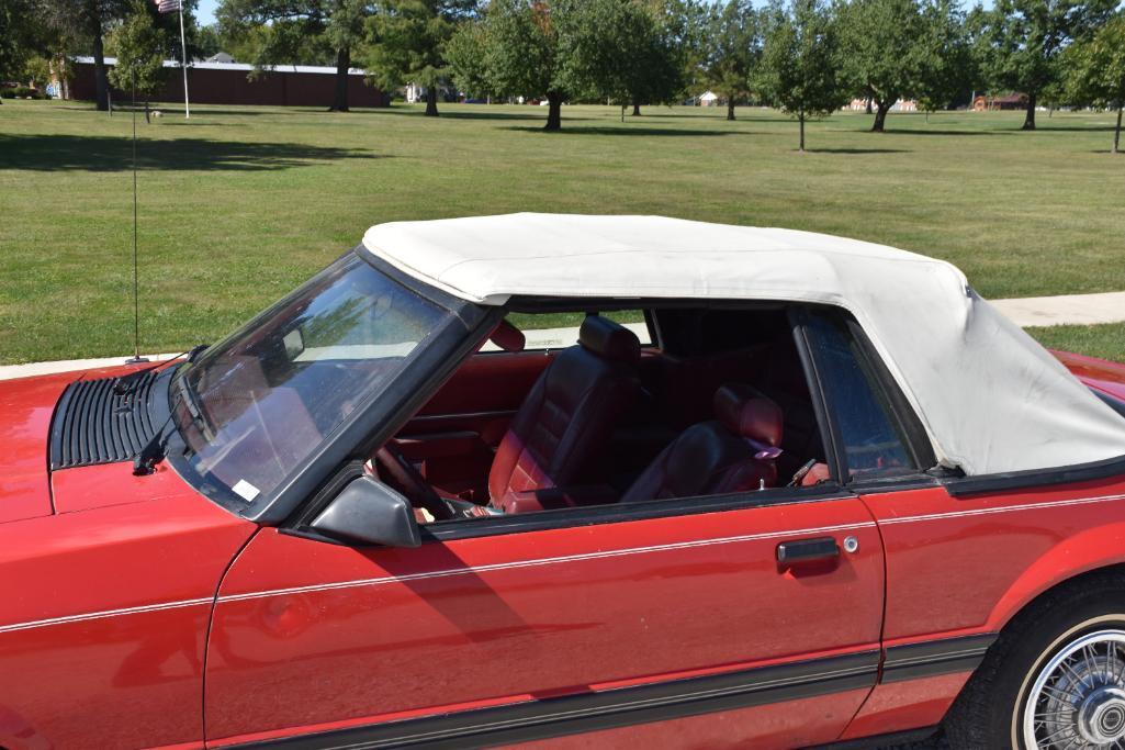 1983 Ford Mustang GLX convertible