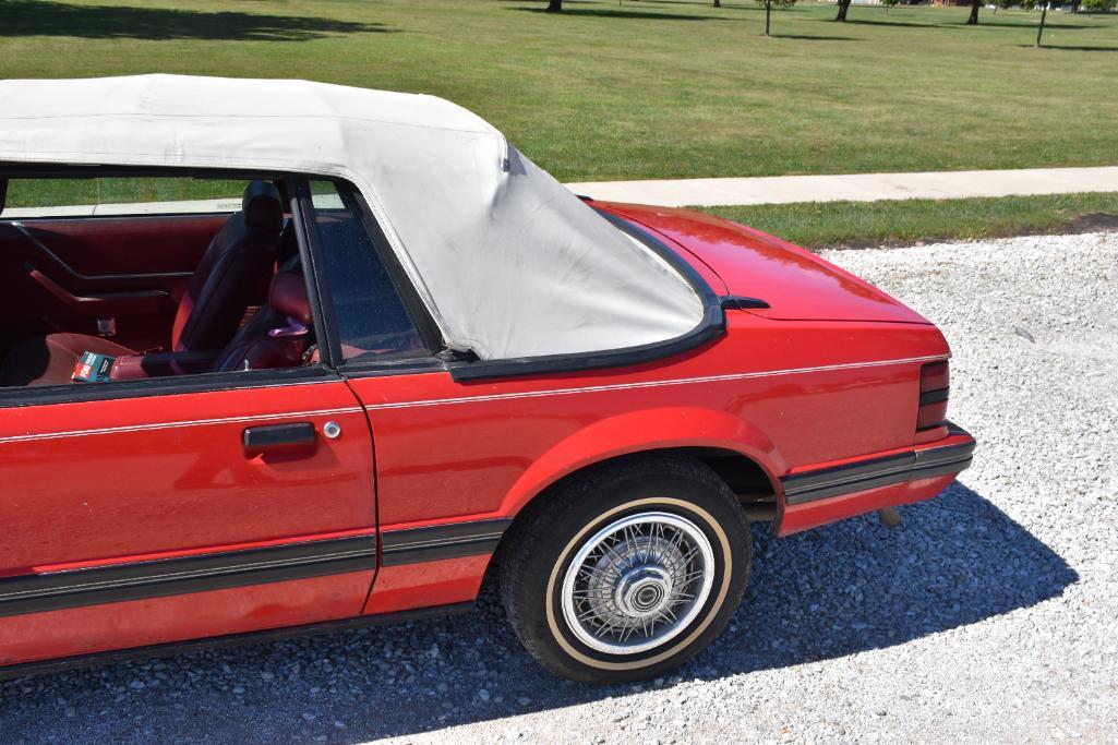 1983 Ford Mustang GLX convertible