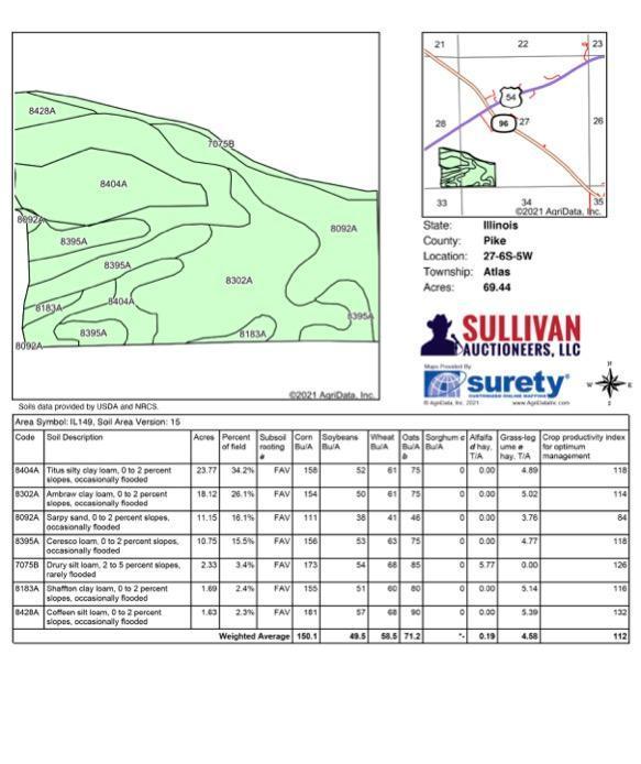 Tract 2 - 69.5 Surveyed Acres