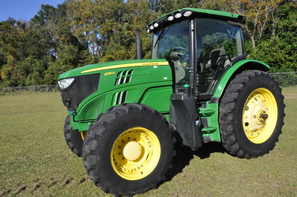 2015 John Deere 6155R MFWD tractor