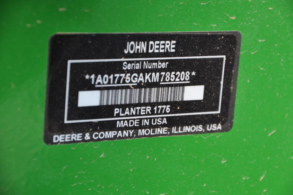2020 John Deere 1775NT CCS 16 row 30" ExactEmerge high speed planter