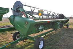 2015 John Deere 635FD 35' flex draper head