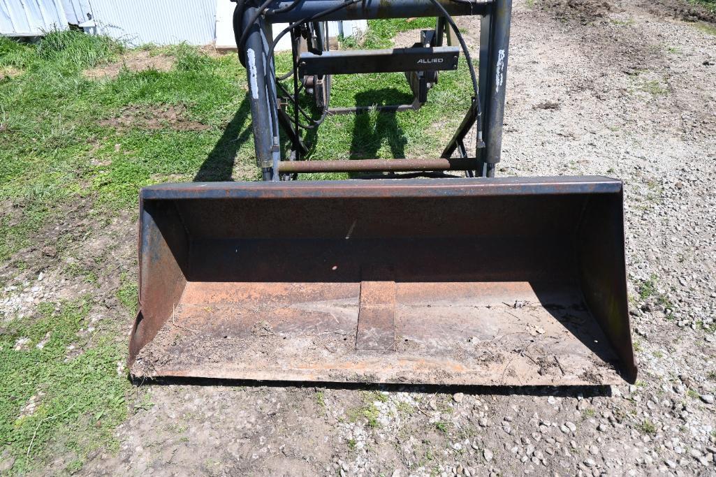 Allied 594 loader w/ 6' material bucket & brackets off Allis Chalmers 6060 tractor