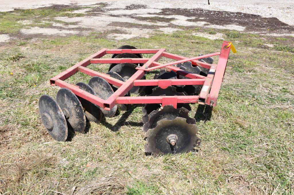 6 ft. 3-point disc harrow