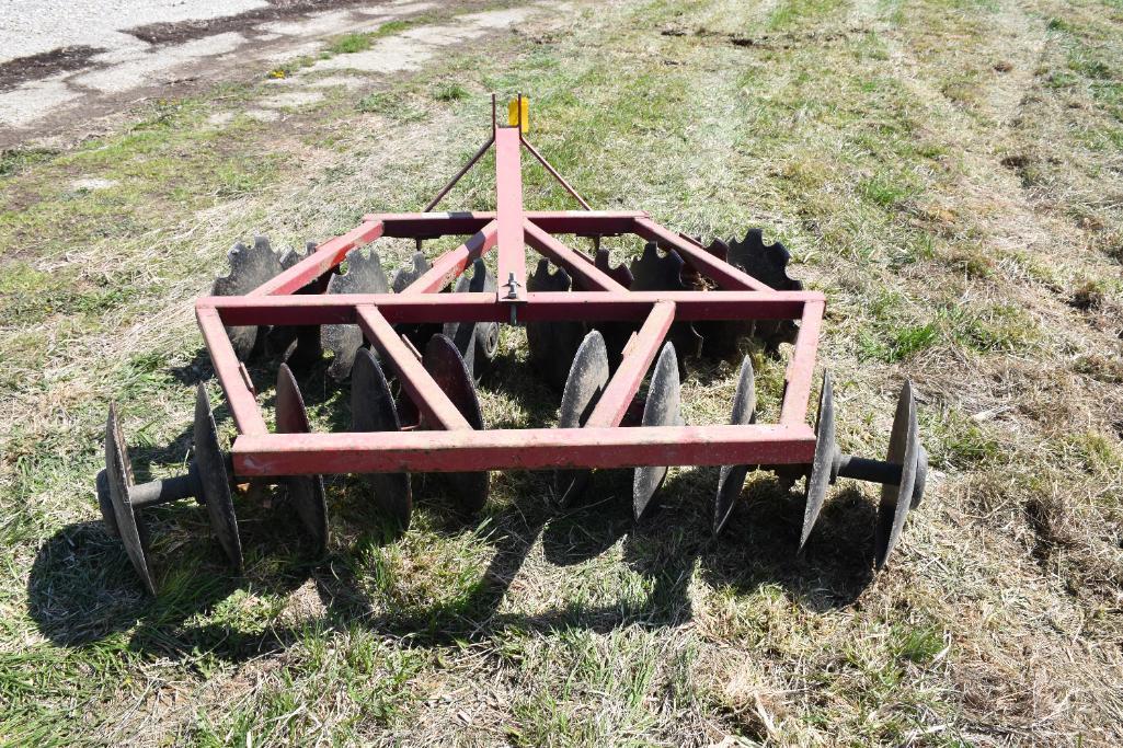 6 ft. 3-point disc harrow