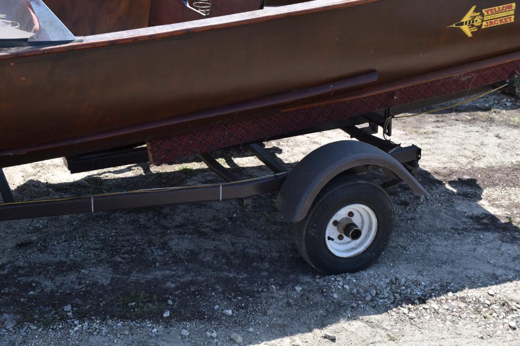 1950's 12 ft. Wooden Yellow Jacket