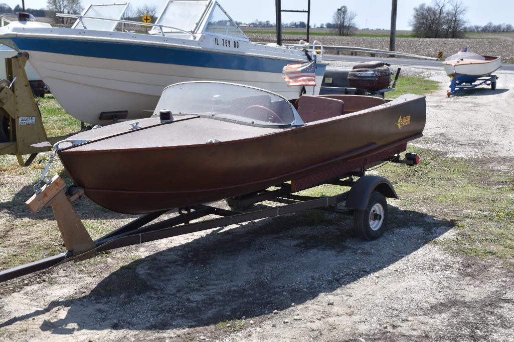 1950's 12 ft. Wooden Yellow Jacket