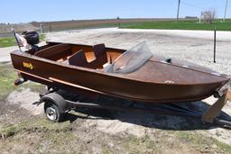 1950's 12 ft. Wooden Yellow Jacket