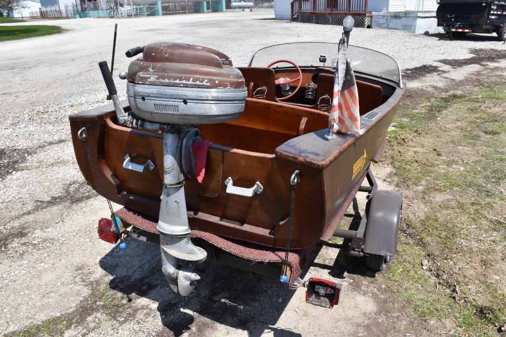 1950's 12 ft. Wooden Yellow Jacket