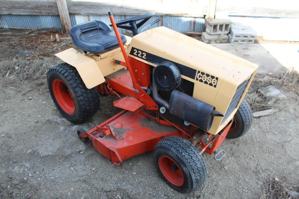 Case 222 lawn tractor