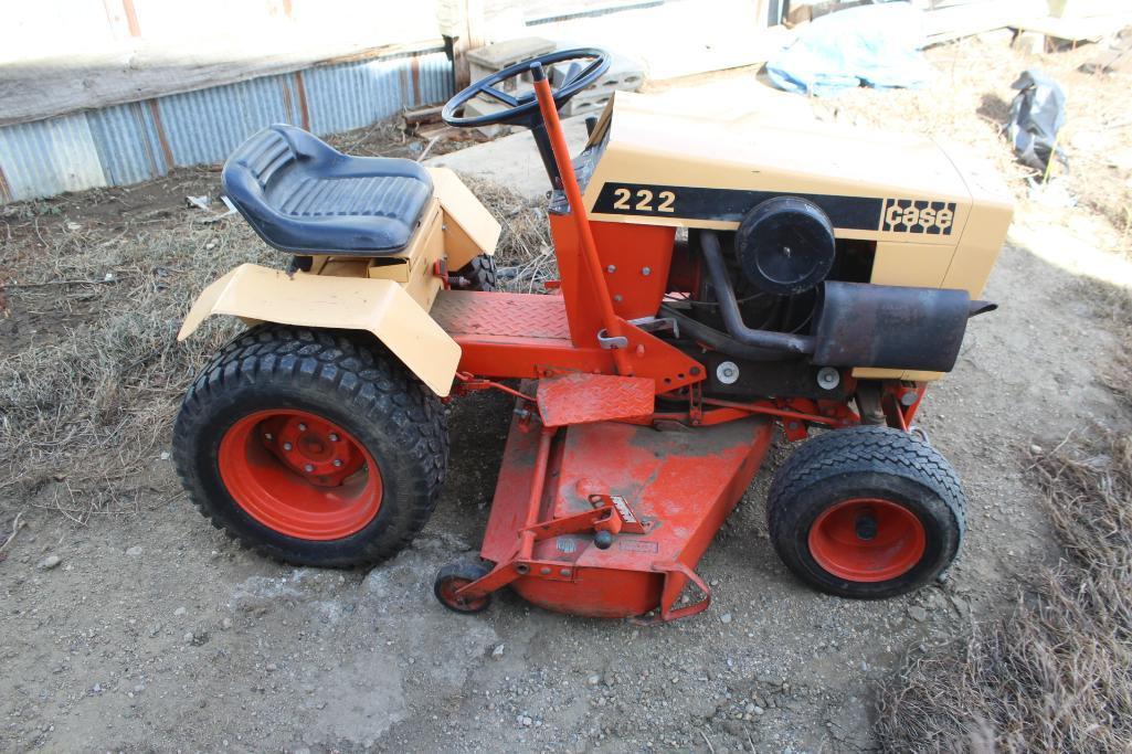 Case 222 lawn tractor