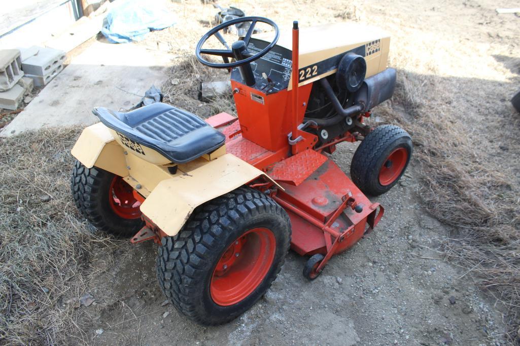 Case 222 lawn tractor