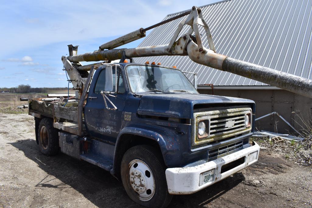 1973 Chevrolet C50 single axle truck w/ Powers ABS 1-35 bucket truck body