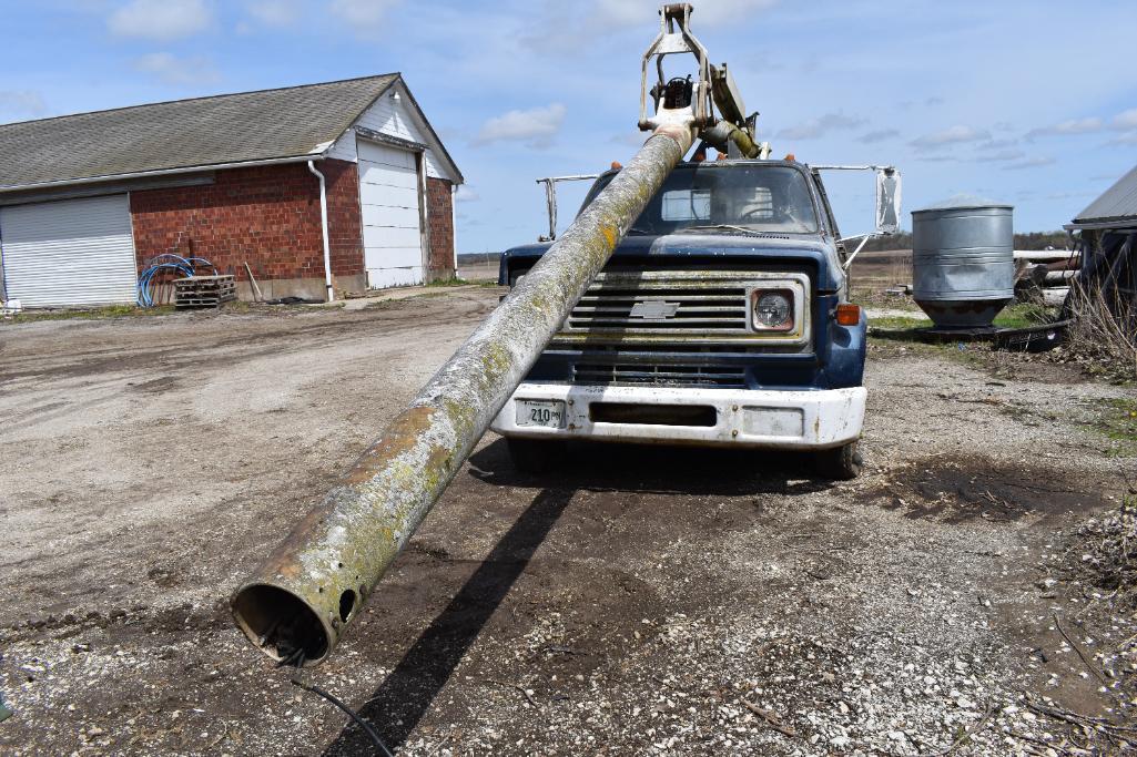 1973 Chevrolet C50 single axle truck w/ Powers ABS 1-35 bucket truck body