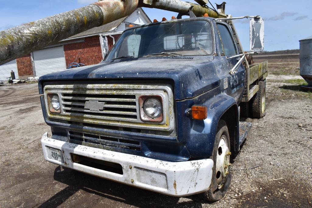 1973 Chevrolet C50 single axle truck w/ Powers ABS 1-35 bucket truck body