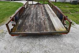 1993 Nomanco 16' flatbed trailer