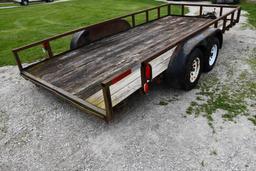 1993 Nomanco 16' flatbed trailer