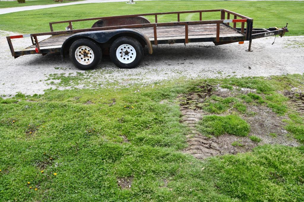 1993 Nomanco 16' flatbed trailer