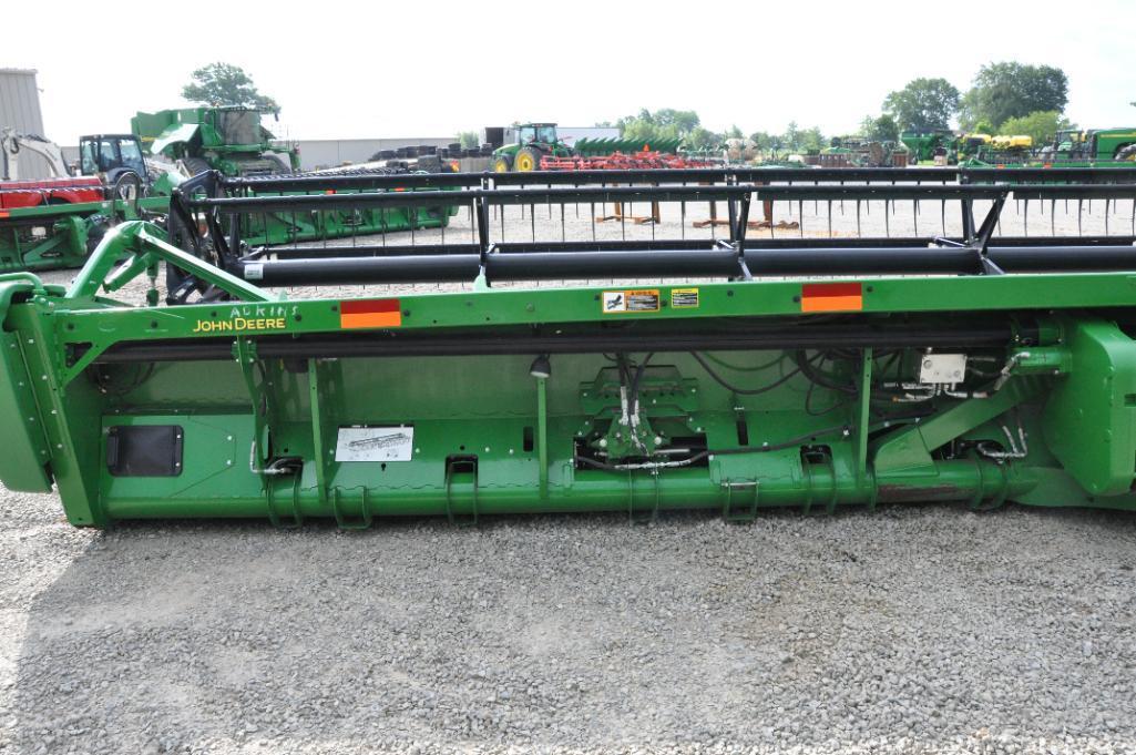 2014 John Deere 640FD 40' flex draper head