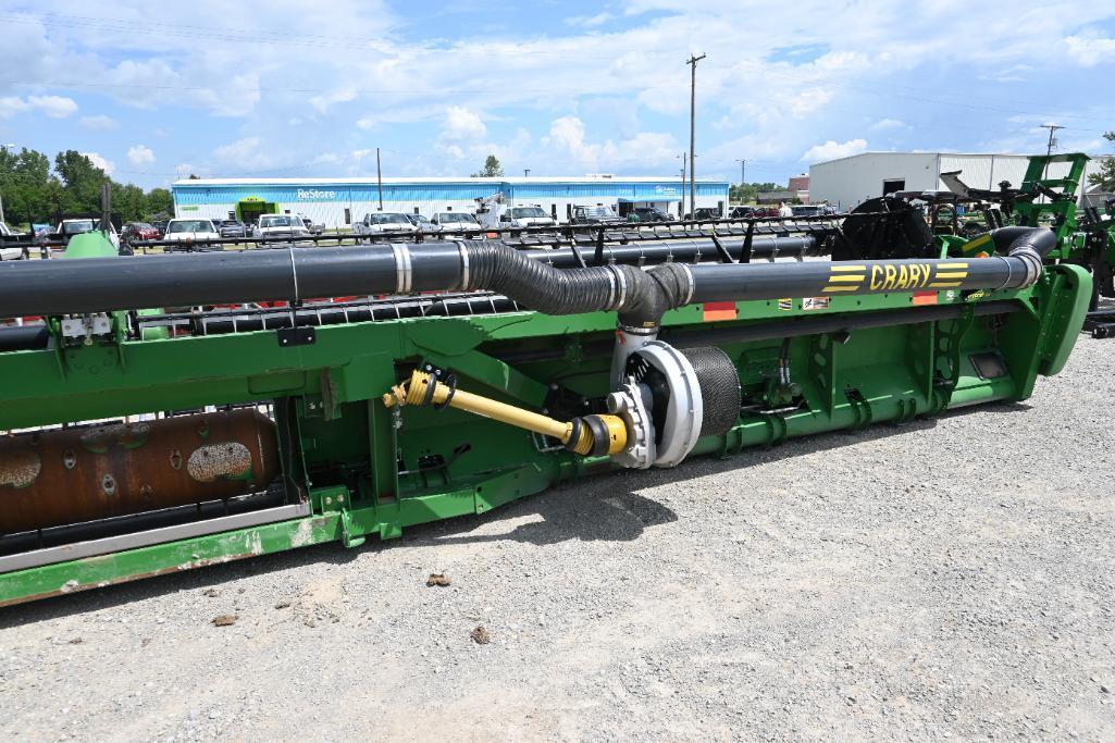 2013 John Deere 640FD 40' flex draper head