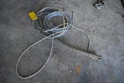 3/8" cable w/Chinese handcuff