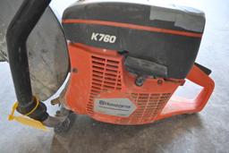 Husqvarna K760 concrete saw