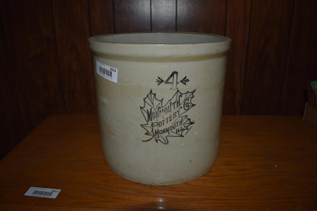 4 Gallon Monmouth stoneware crock