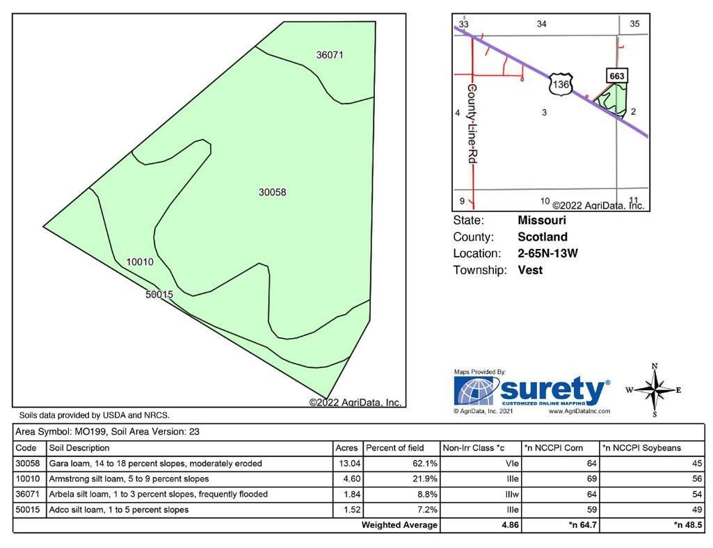 Tract 1 - 23.2 Surveyed Acres