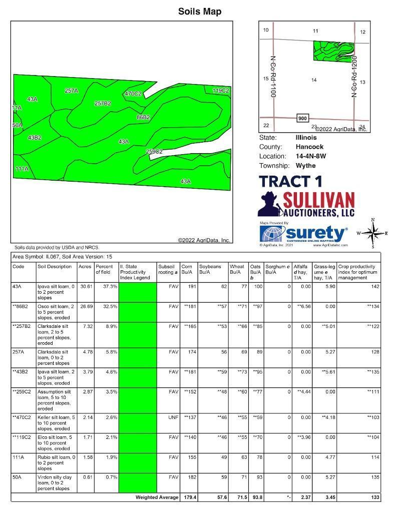 Tract 1 - 86.57 Surveyed Acres