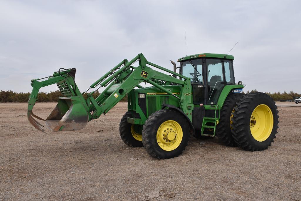 1993 John Deere 7800 MFWD tractor