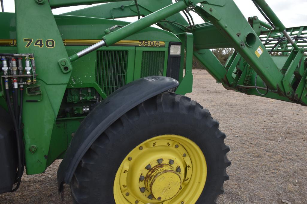 1993 John Deere 7800 MFWD tractor